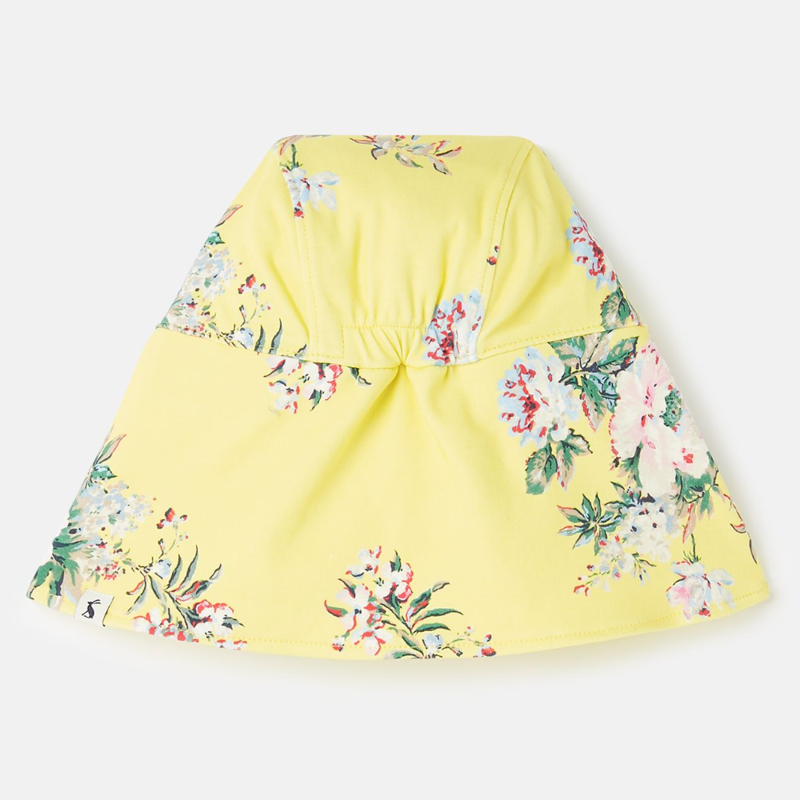 Joules Sonny Legionaire Style Jersey Hat - Floral Yellow -1